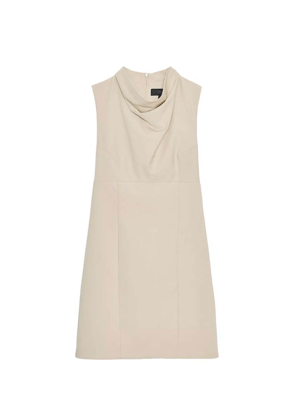 Zara Short Draped Neck Dress NWT